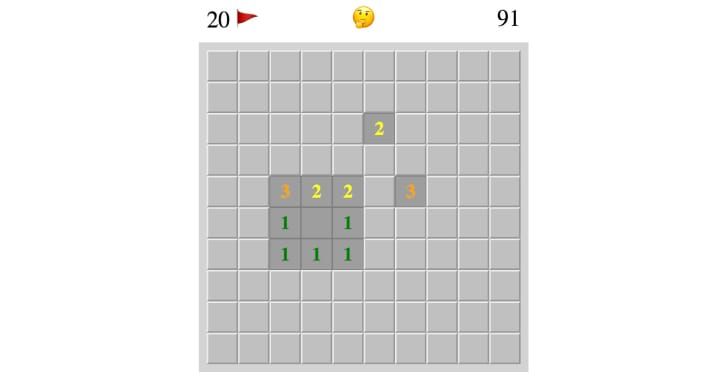 Minesweeper game